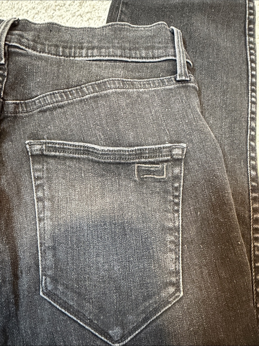 AYR The Riser Black Jeans with Frayed Hem - Picture 4 of 4